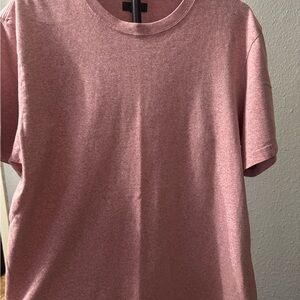 J. Crew Men's Crew Neck T-Shirt in Dusty Rose Heather